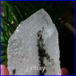 1.64LB Big Amazing Nirvana Quartz RARE Green Ghost Interference Quartz Point