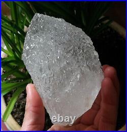 1.64LB Big Amazing Nirvana Quartz RARE Green Ghost Interference Quartz Point