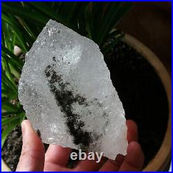 1.64LB Big Amazing Nirvana Quartz RARE Green Ghost Interference Quartz Point