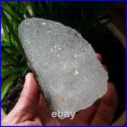 1.64LB Big Amazing Nirvana Quartz RARE Green Ghost Interference Quartz Point