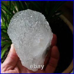 1.64LB Big Amazing Nirvana Quartz RARE Green Ghost Interference Quartz Point