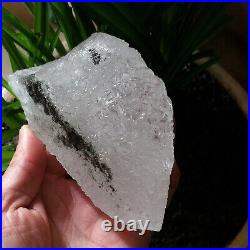 1.64LB Big Amazing Nirvana Quartz RARE Green Ghost Interference Quartz Point