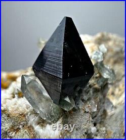 133 GM Rare, Full Terminated Big! Anatase Crystal with Quartz on Matrix @ Pakistan