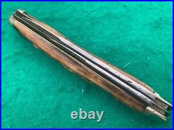 1920-193o Bridge Cutlery Co. Big 4-1/2 Stag Trapper Rare Knife