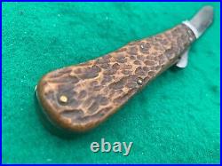 1922-1932 QUEEN CITY BONE BIG 5-1/2 LOCKBACK SUPER rare KNIFE