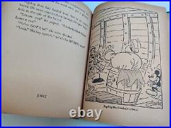 1935 THE STORY OF MICKEY MOUSE & THE SMUGGLERS Disney Big Big Book Vintage Rare
