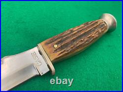 1940-1964 CASE STAG BIG BOWIE HUNTER 10-1/4 Very RARE Vintage Knife