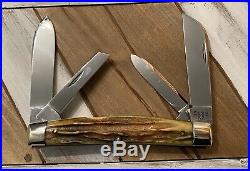1940-64 Case XX 5488 Big Congress Stag Pocket Knife Near Mint RARE