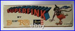 1964 Ed Big Daddy Roth Revell SUPERFINK in VINTAGE BOX sealed parts withrare FLYER