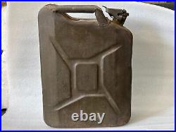 1984's OLD VINTAGE RARE HANDMADE BIG IRON SAF JERRY CAN, / POT COLLECTIBLE