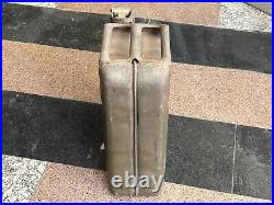 1984's OLD VINTAGE RARE HANDMADE BIG IRON SAF JERRY CAN, / POT COLLECTIBLE