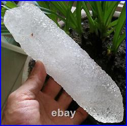 2.03LB 7.6in Amazing Nirvana Quartz Rare Big Long Interference Quartz Point