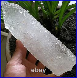 2.03LB 7.6in Amazing Nirvana Quartz Rare Big Long Interference Quartz Point