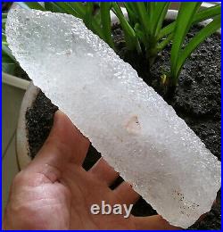 2.03LB 7.6in Amazing Nirvana Quartz Rare Big Long Interference Quartz Point