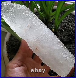 2.03LB 7.6in Amazing Nirvana Quartz Rare Big Long Interference Quartz Point