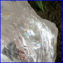 2.07LB Big Rare Rainbow Ice Himalaya Quartz Natural Clear Interference Quartz