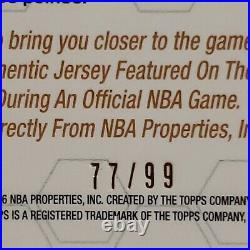 2006-07 Topps Big Game Collection Relics Kobe Bryant 77/99? Rare HOF Lakers