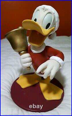 2006 Disney Shopping Donald Duck Christmas Garden Statue Big Figure Rare