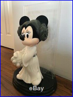 2007 Disney Star Wars Weekend Princess Leia Minnie Mouse Big Fig + Sketch, Rare