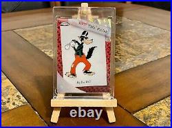 2023 Topps Disney Chrome 100 Big Bad Wold #otp-1 Red Black Refractor 27/28 Rare