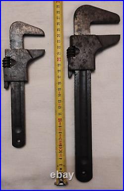 2Adjustable Big and Small MAUSER WRENCHES Original Rare German WEHRMACHT Marked