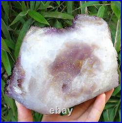 3.67LB Big Skeletal Deep Purple Quartz Rare Amethyst Crystal Cluster Specimen