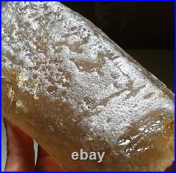 4.31LB Big Record Keeper Himalaya Quartz Natural Yellow Interference Quartz Rare