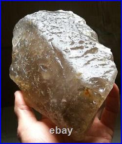 4.31LB Big Record Keeper Himalaya Quartz Natural Yellow Interference Quartz Rare