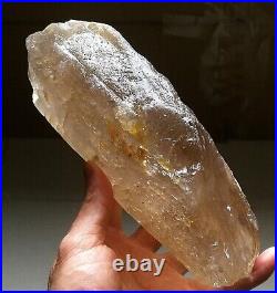 4.31LB Big Record Keeper Himalaya Quartz Natural Yellow Interference Quartz Rare