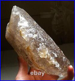 4.31LB Big Record Keeper Himalaya Quartz Natural Yellow Interference Quartz Rare