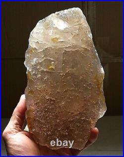 4.31LB Big Record Keeper Himalaya Quartz Natural Yellow Interference Quartz Rare