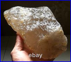 4.31LB Big Record Keeper Himalaya Quartz Natural Yellow Interference Quartz Rare