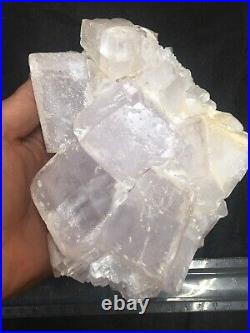 4.6lb Big Rare Pink Calcite Crystal Cluster Ballground GA Georgia Specimen