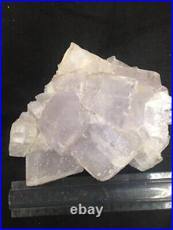 4.6lb Big Rare Pink Calcite Crystal Cluster Ballground GA Georgia Specimen