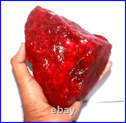 6100.00 Ct Certified Real Red Ruby Raw Big Deal Rare Collection Gemstone Rough