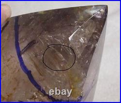8.8LB BIG RARE Water Bubbles ENHYDRO Amethyst Quartz Crystal 4 Water Bubbles AAA