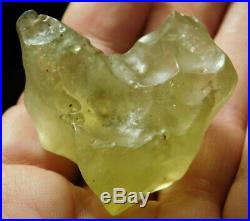 A BIG! Very Rare Dark Colored! 100% Natural Libyan Desert Glass Egypt 46.7gr