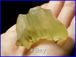 A BIG! Very Rare Dark Colored! 100% Natural Libyan Desert Glass Egypt 46.7gr