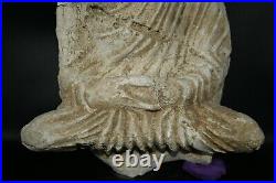 A Very Big Rare Ancient Buddhist Plaster Sculpture Idol 100% Authentic Old