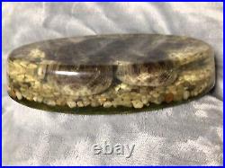 AMAZING RARE VINTAGE BIG RATTLESNAKE in RESIN TAXIDERMY