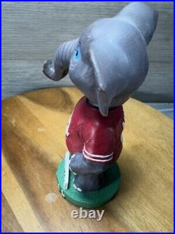 Alabama Crimson Tide Big Al Football Bobble Head Resin Figurine 7 Tall Rare