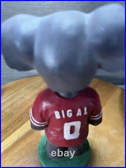 Alabama Crimson Tide Big Al Football Bobble Head Resin Figurine 7 Tall Rare