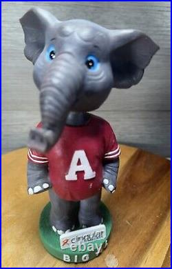 Alabama Crimson Tide Big Al Football Bobble Head Resin Figurine 7 Tall Rare