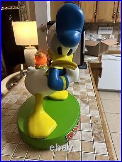 Angry Donald Duck Disney Big Fig Statue Vintage Rare- New In Original Box