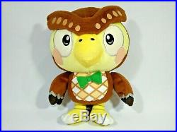 Animal Crossing BLATHERS BIG 11.5 Owl Plush Toy Ichiban Kuji Prize Japan RARE