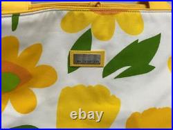 Authentic Jim Thompson Rare Limited Edition Daisy Flower Big Canvas Bag (G014)
