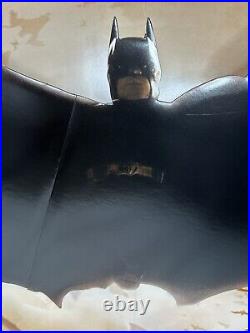 BATMAN BEGINS Rare 4'x6' Warner Bros. Promo Cardboard Standee Banner New in Box