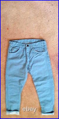 BIG E Vintage Blue Jeans Levi RARE light blue excellent 28 waist