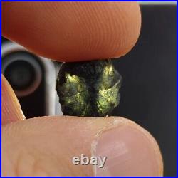 BIG NATURAL RARE TRAPICHE EMERALD CRYSTAL FROM COLOMBIA 4.8 Cts