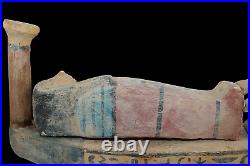 BIG RARE ANCIENT EGYPTIAN ANTIQUE After Life Tomb Ushabti Wooden Pharaonic Boat